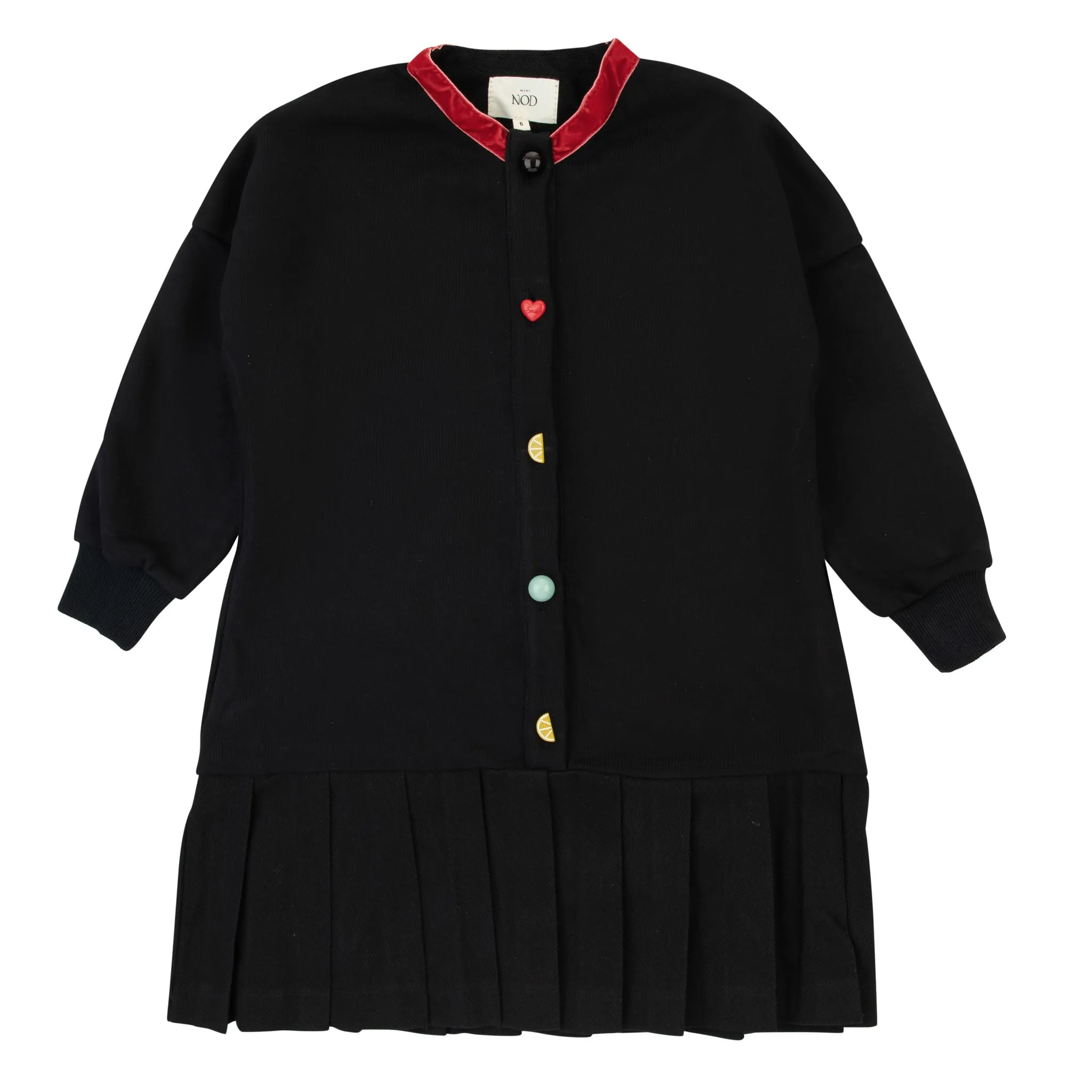 Scattered Button Dress